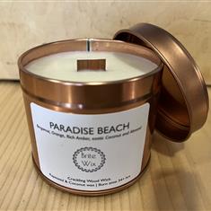 Paradise Crackling wood wick candle